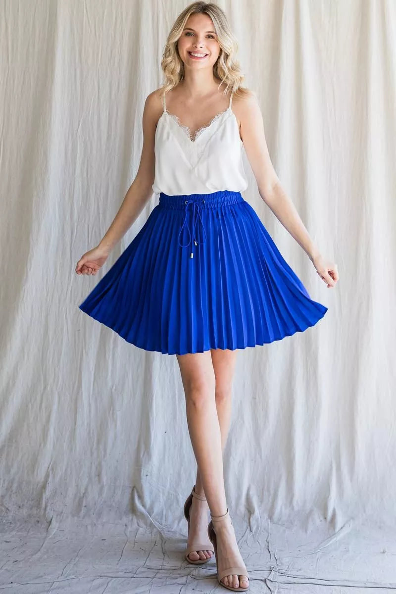 City Chic Pleated Skirt