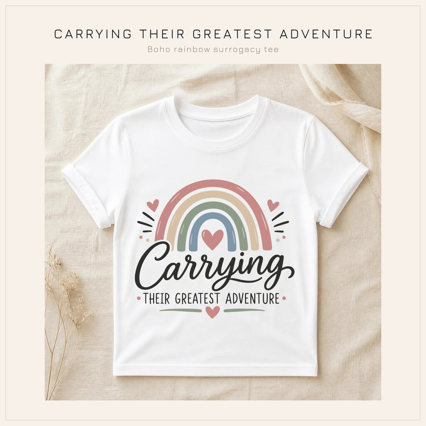 Proud Surrogate Shirt, Surrogacy Tee for Surrogate, IVF Gift, Gestational Carrier Apparel