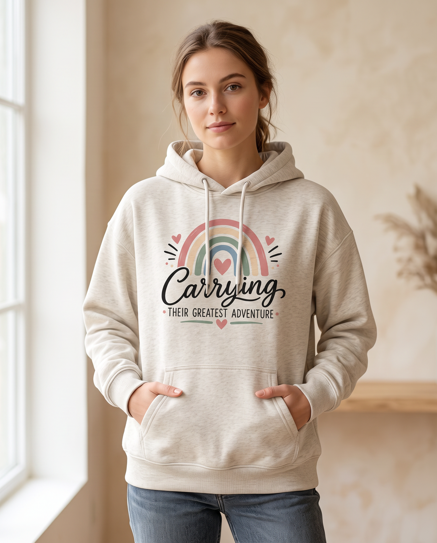 Carrying Their Greatest Adventure Hoodie — Surrogate Sweatshirt, Gestational Carrier Gift | Hope & Nurture
