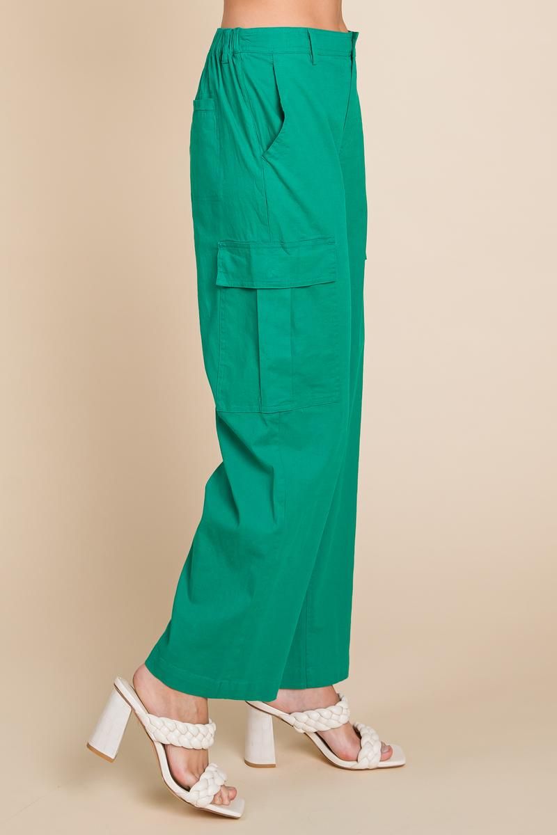 Emerald Ease Cargo Pants