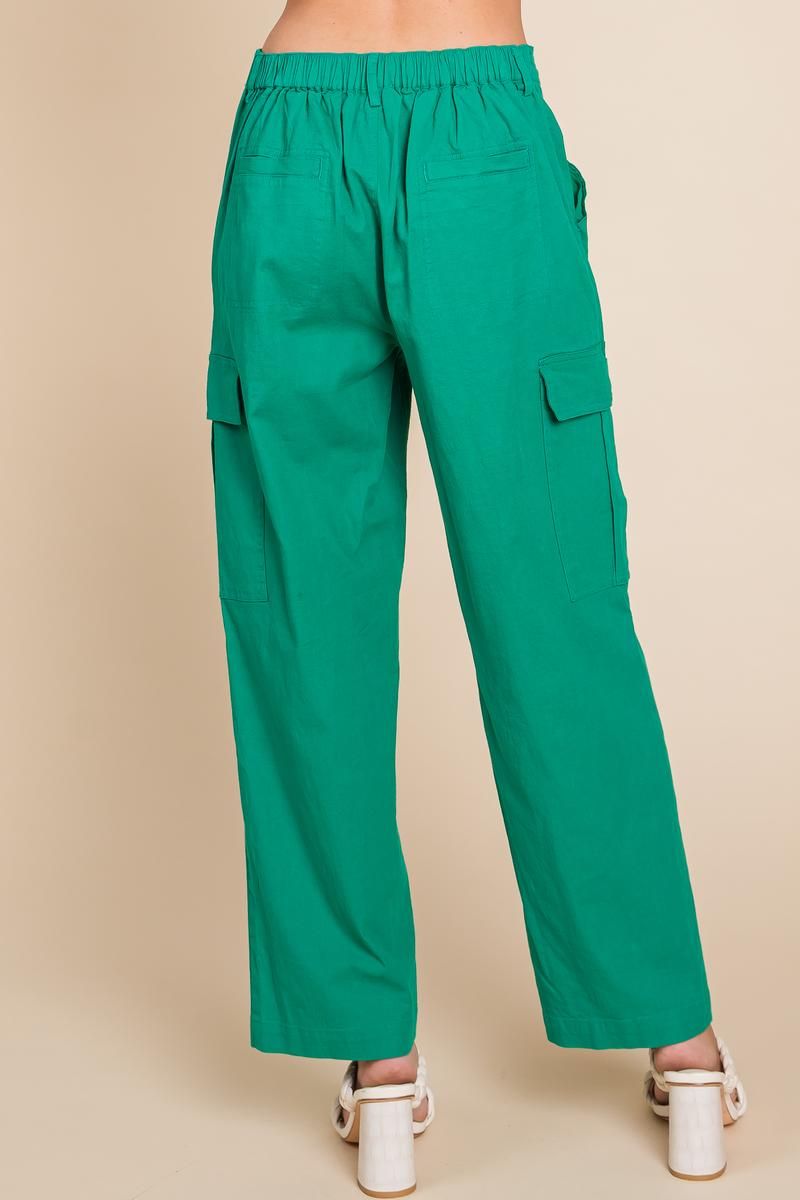 Emerald Ease Cargo Pants
