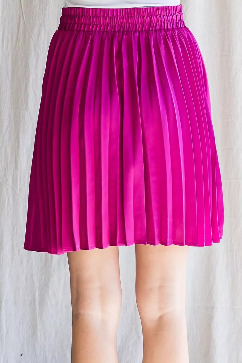 City Chic Pleated Skirt