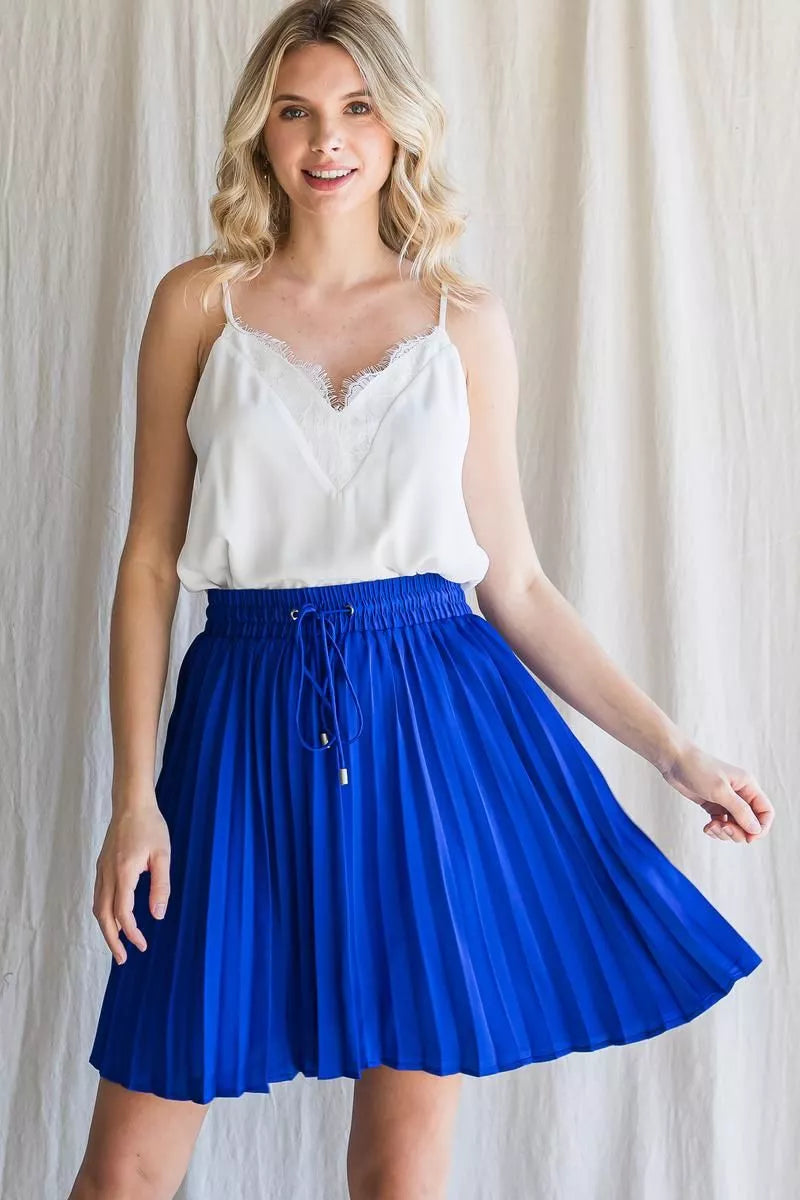 City Chic Pleated Skirt
