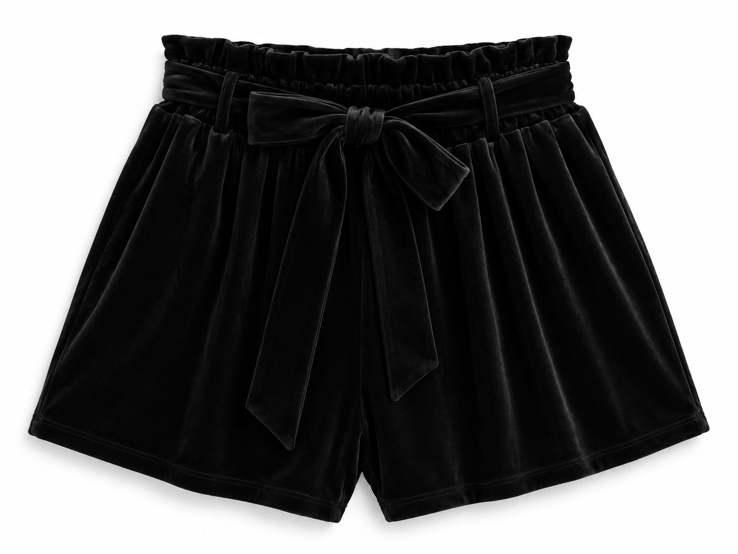 Midnight Luxe Velvet Shorts