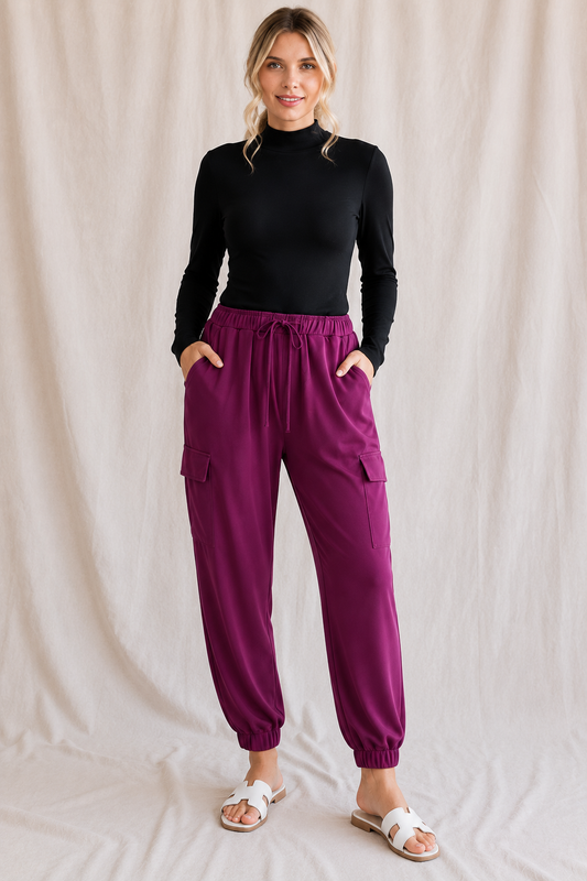 Plum Perfect Cargo Joggers